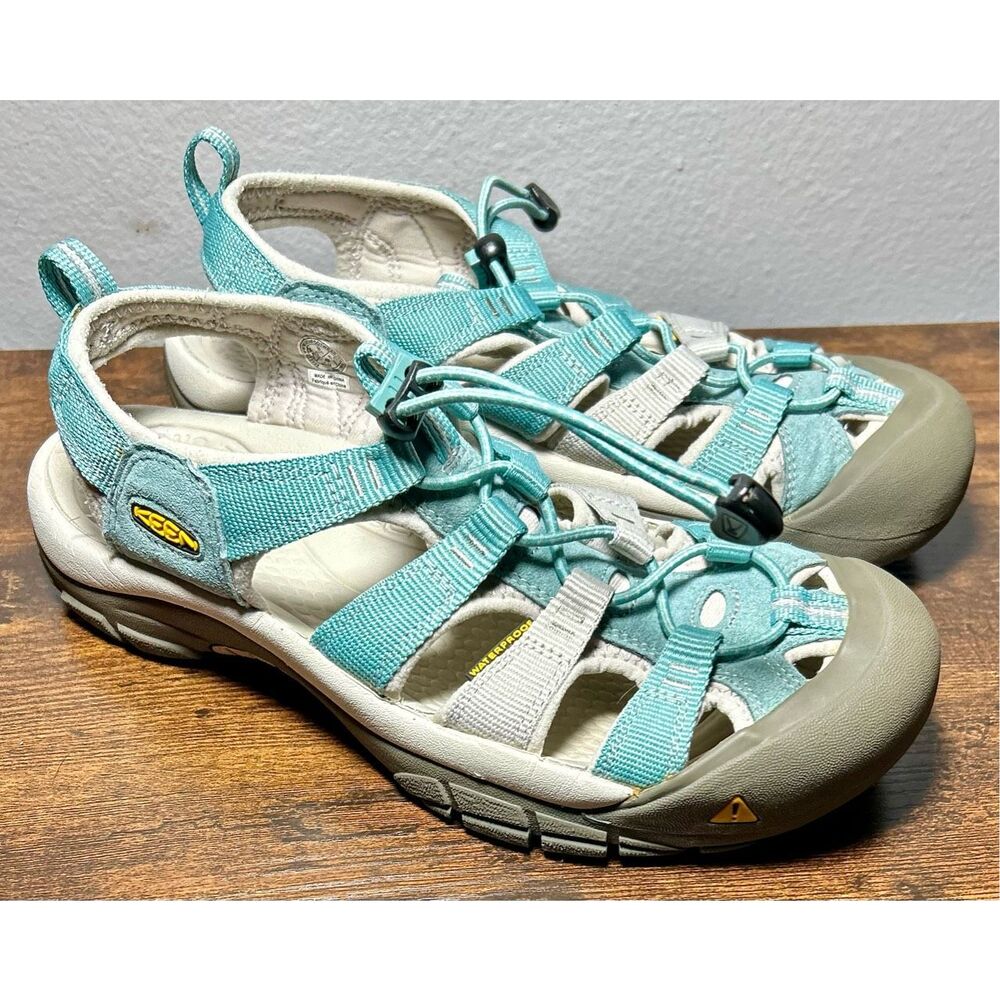 Keen Women's Newport H2 Sandal Mineral Blue/Vapor Waterproof Hiking Swim Sz 9
